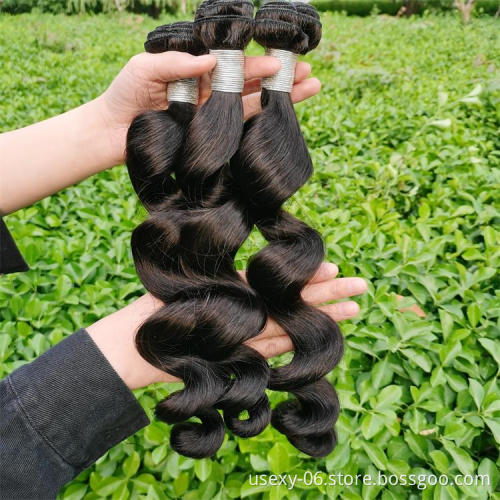 Raw cuticle aligned human hair supplier wholesale raw virgin hair bundles mink Brazilian human hair extension vendors